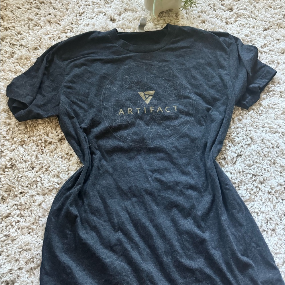 Artifact black and grey gaming, gamer, collectible, cool size large